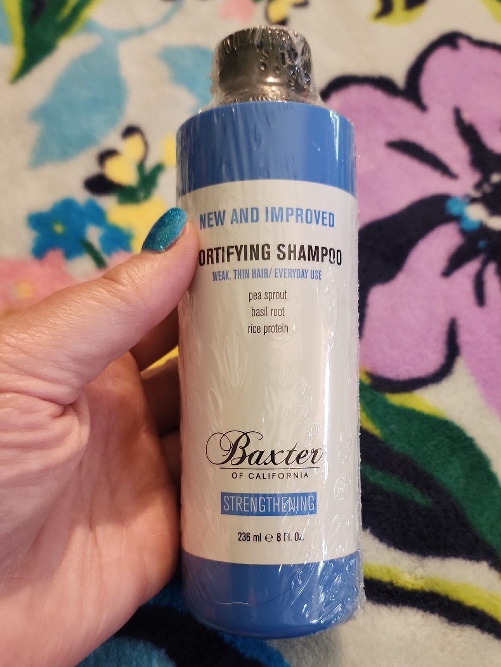 Baxter of California Strengthening Fortifying Shampoo - Blue & White Bottle